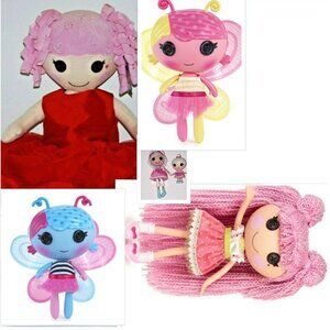 5 -LALALOOPSY FULL DOLL MITTENS FLUFF Build a Bear Jewel Sparkles 20" Butterfly